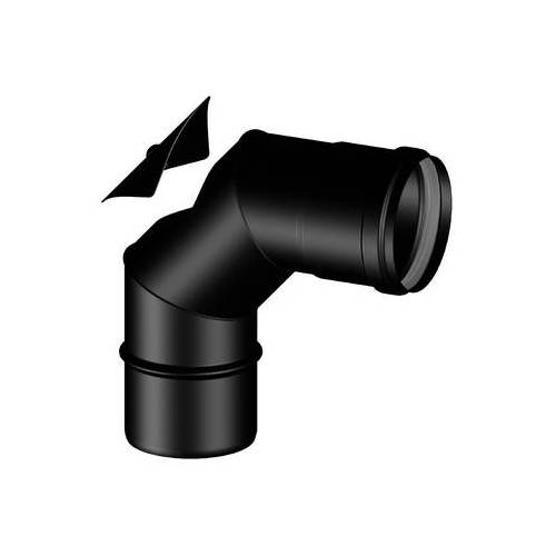 CURVA 90° MF CON ISPEZIONE PELLET...