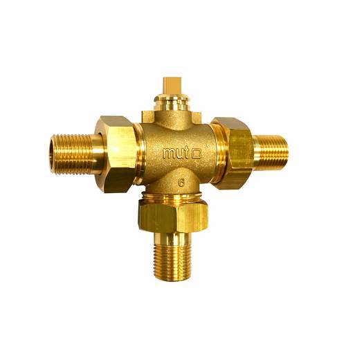 VANNE À BILLE À 3 VOIES VTM Dimension...