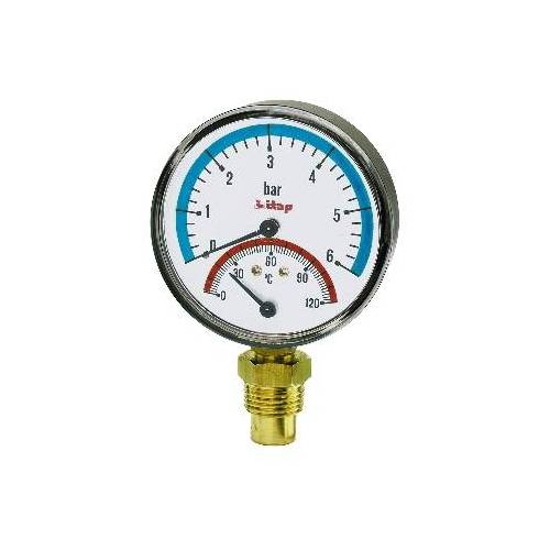 THERMOMANOMÈTRE À RACCORD RADIAL...