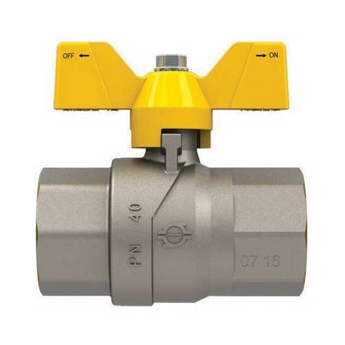 VANNES À BILLE POUR GAZ AVEC PAPILLON...