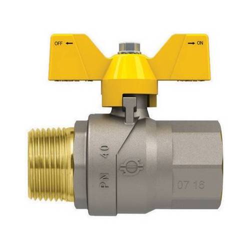 VALVOLA A SFERA GAS CON FARFALLA...