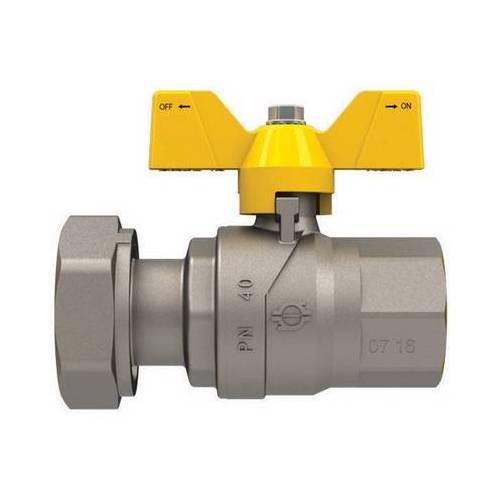 ROBINET À BILLE POUR GAZ AVEC...