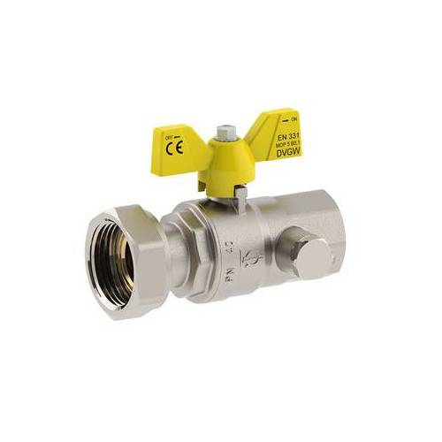 ROBINET À BILLE POUR GAZ FEMELLE -...