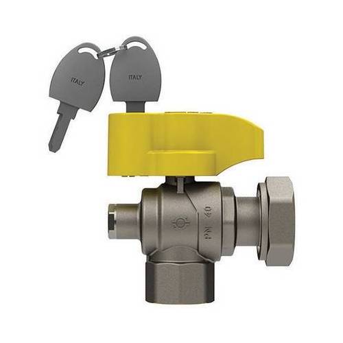 VALVOLA A SFERA GAS A SQUADRA  CON...