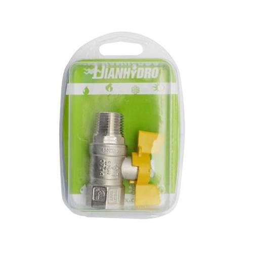 VANNE À BILLE POUR GAZ MF À PAPILLON...