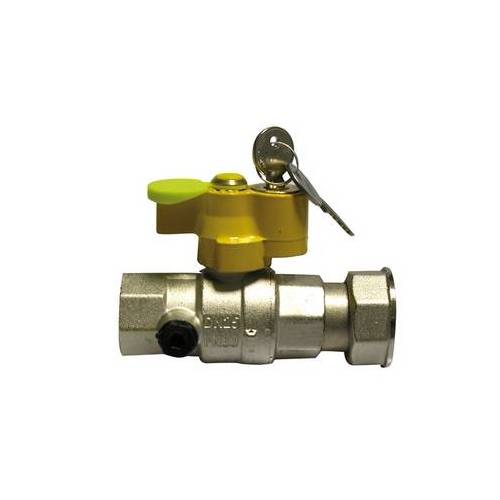 VALVOLA A SFERA GAS F/GIRELLO CON...