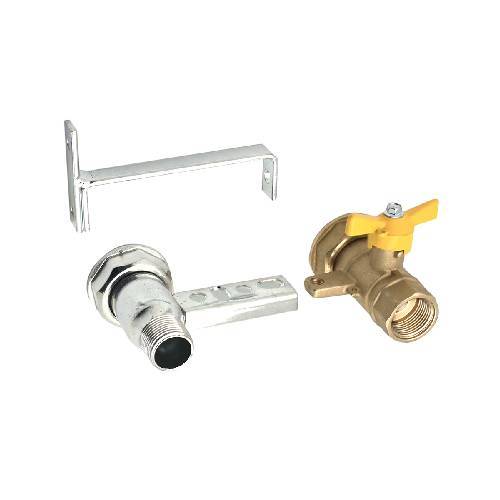 SUPPORT AVEC VANNE POUR COMPTEURS DE...