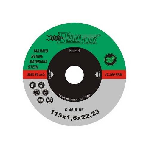 DISQUE ABRASIF POUR MARBRE Dimensions...