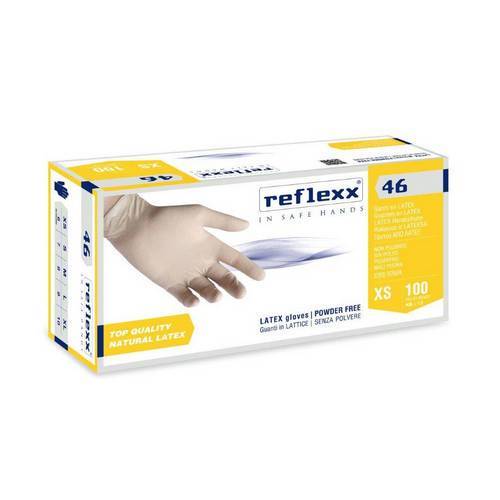100 GANTS EN LATEX SANS POUDRE R46...