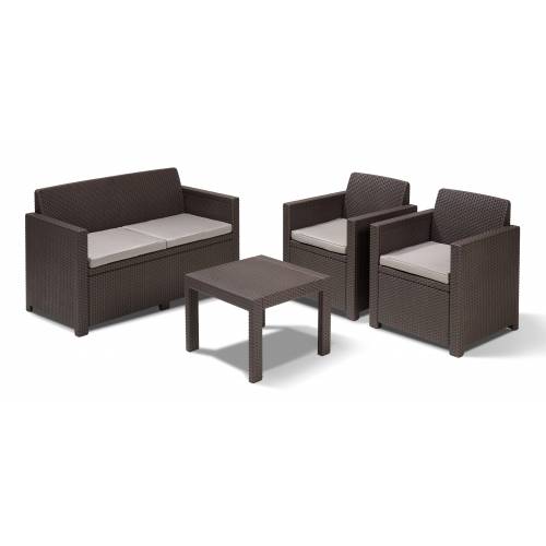 ALLIBERT/KETER SALOTTO ALABAMA BROWN