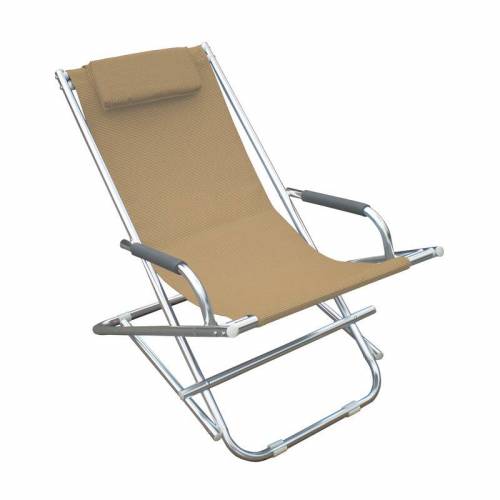 2 x SEDIA SDRAIO PLAYA IN ALLUMINIO...