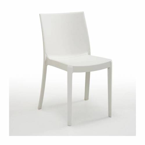 SEDIA POLIPROPILENE PERLA BIANCO
