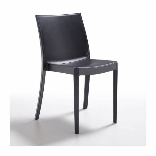 SEDIA POLIPROPILENE PERLA ANTRACITE