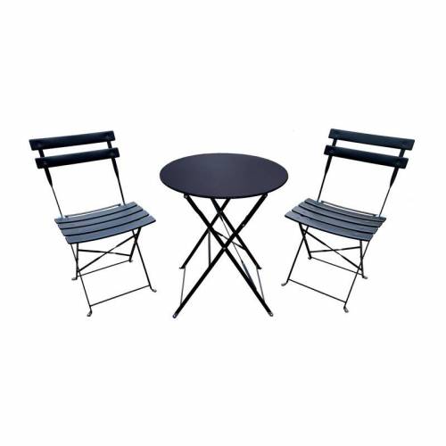 SET BISTRO GIOTTO NERO SAT