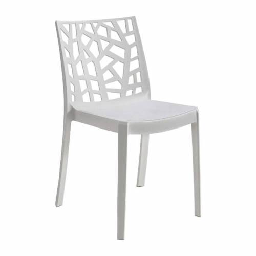 SEDIA RESINA MATRIX BIANCO