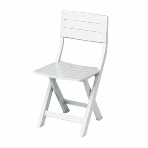 4 x SEDIA RESINA GILDA PIEGHEVOLE BIANCO