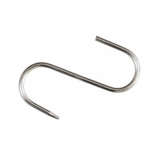 10 x GANCIO INOX P/MACELLAIO  80 X 3 MM