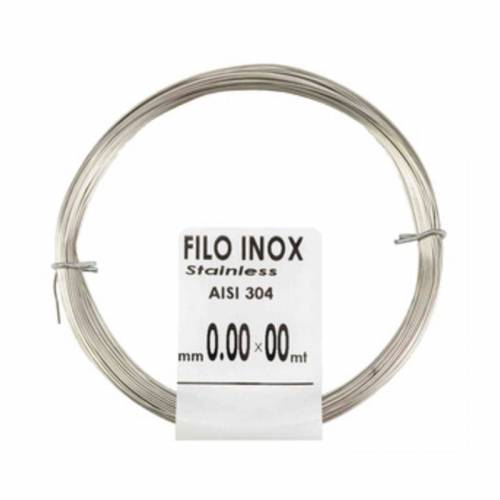 25 x MATASSINA FILO ACCIAIO INOX D...