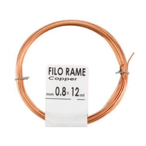 20 x MATASSINA FILO RAME D 0,6 MM  20 M