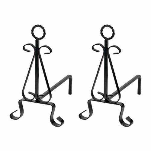 COPPIA ALARI C/ANELLO 1085