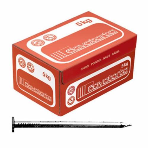 5 x CHIODI TESTA PIANA 10X22  CAVATORTA