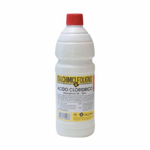 12 x ACIDO MURIATICO PURO AL 33 DA 1 L*