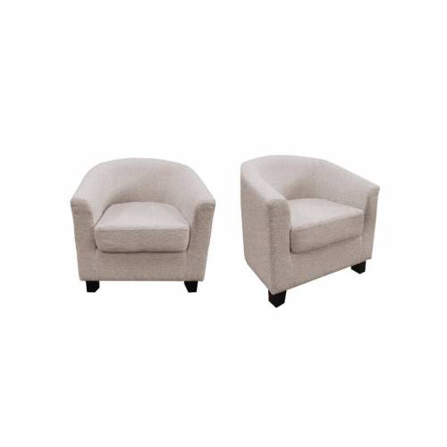 POLTRONA MAJA MARRONE CHIARO