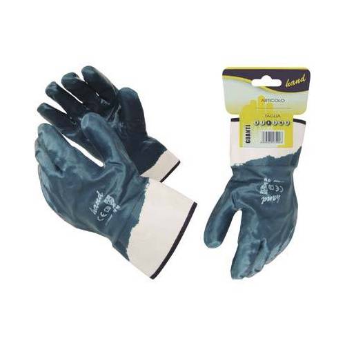 12,0 x GUANTO NITRILE NBR BLU DORSO...