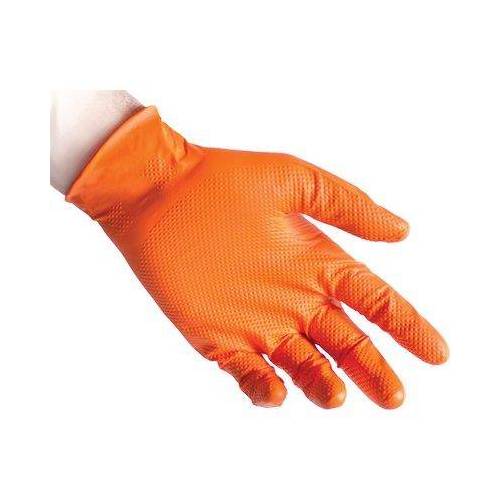 2,0 x GUANTO NITRILE MONOUSO ARANCIO...