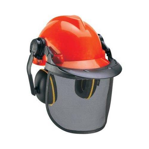 VISIÈRE EN FILET MÉTALLIQUE + CASQUE...