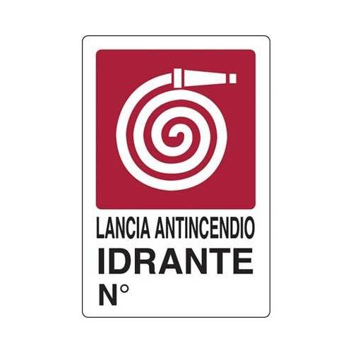 10,0 x TARGA SEGNALETICA IDRANTE