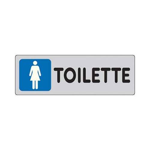 10,0 x PANNEAU ADHÉSIF TOILETTES FEMMES