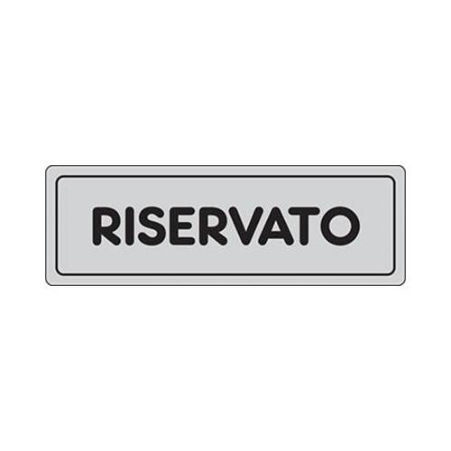 10,0 x PLAQUE ADHÉSIVE « RÉSERVÉ »