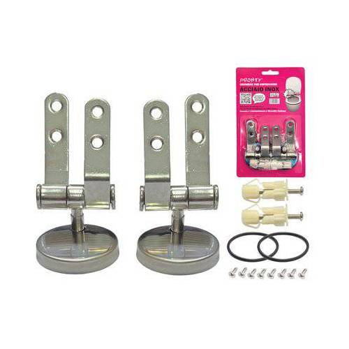 2,0 x CERNIERE SEDILE WC SFILABILE