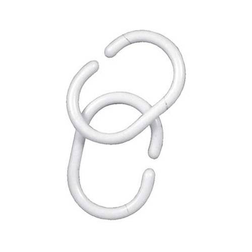 6,0 x ANNEAU ABS POUR RIDEAU DE DOUCHE