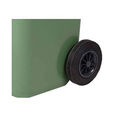 2,0 x RUOTA BIDONE IMMONDIZIA GREEN...