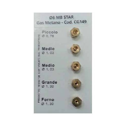 5,0 x BUSE DE RECHANGE POUR...