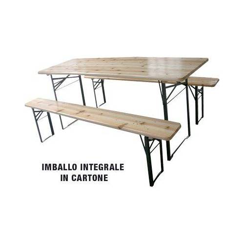 ENSEMBLE TABLE + BANQUETTES DE...