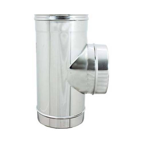 TUBO A TEE 90° MMF ACCIAIO INOX AISI 304