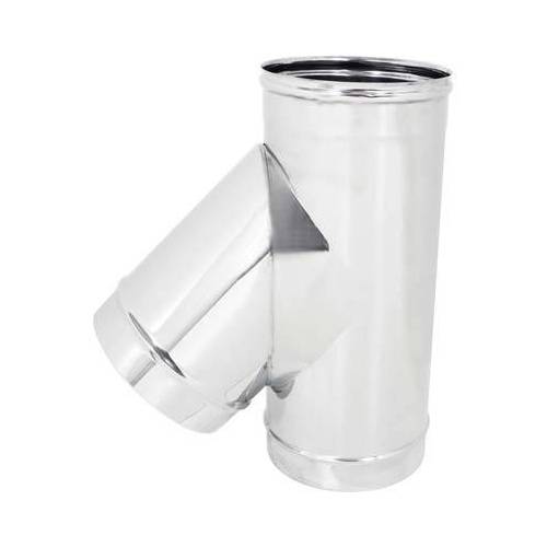 TUBO A TEE 135° MMF ACCIAIO INOX AISI...