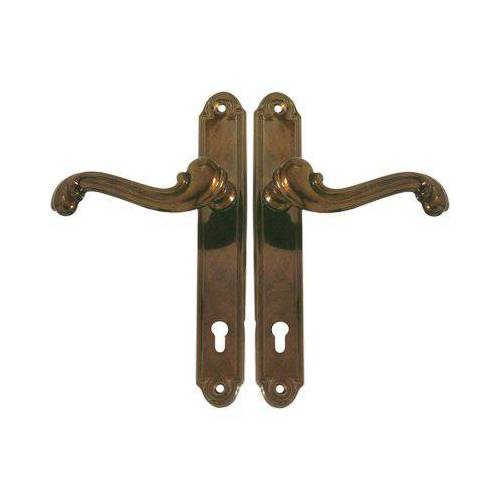 POIGNÉE BAROQUE PLAQUE TROU PROFILÉ