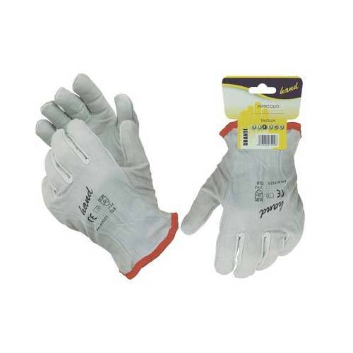 10,0 x GANT EN CUIR DE VACHETÉE HAND