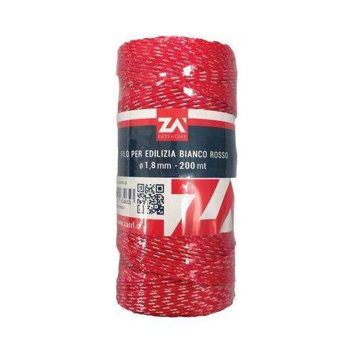 3,0 x FIL DE CONSTRUCTION BLANC/ROUGE