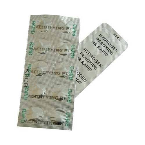 RÉACTIF X TEST D'ANALYSE DE L'OXYGÈNE...