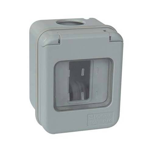 6,0 x BOÎTIER MURAL + PORTE IP44...