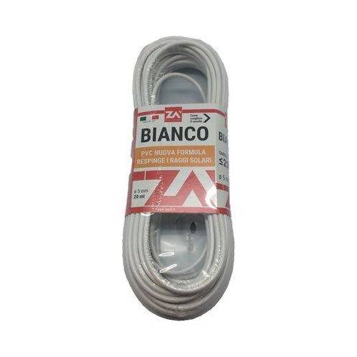 2,0 x CAVETTO ACCIAIO OTTONATO BIANCO