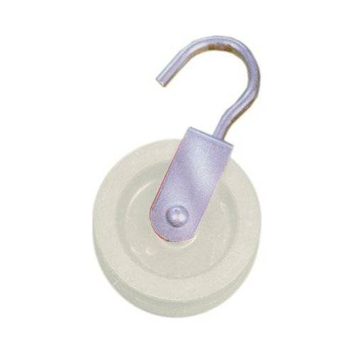 6,0 x POULIE EN NYLON + CROCHET