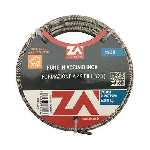 FUNE ACCIAIO INOX