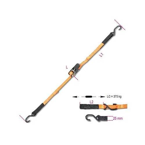 2,0 x CINGHIA A TRAZIONE 2 GANCI +...