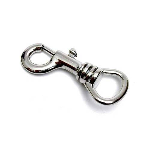 50,0 x MOUSQUETON PORTE-CLÉS NICKELÉ